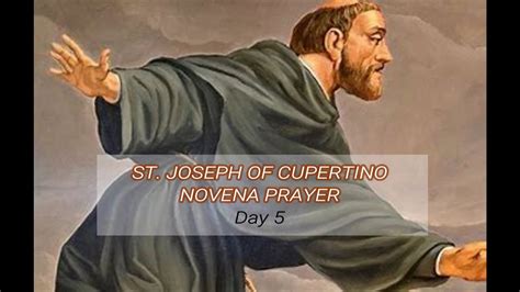 Novena to St. Joseph Cupertino and Special Prayer .